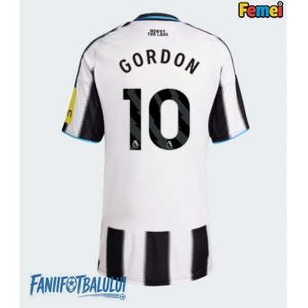 Newcastle United Anthony Gordon #10 Tricou Fotbal Replică 2025-26 Femei Acasa